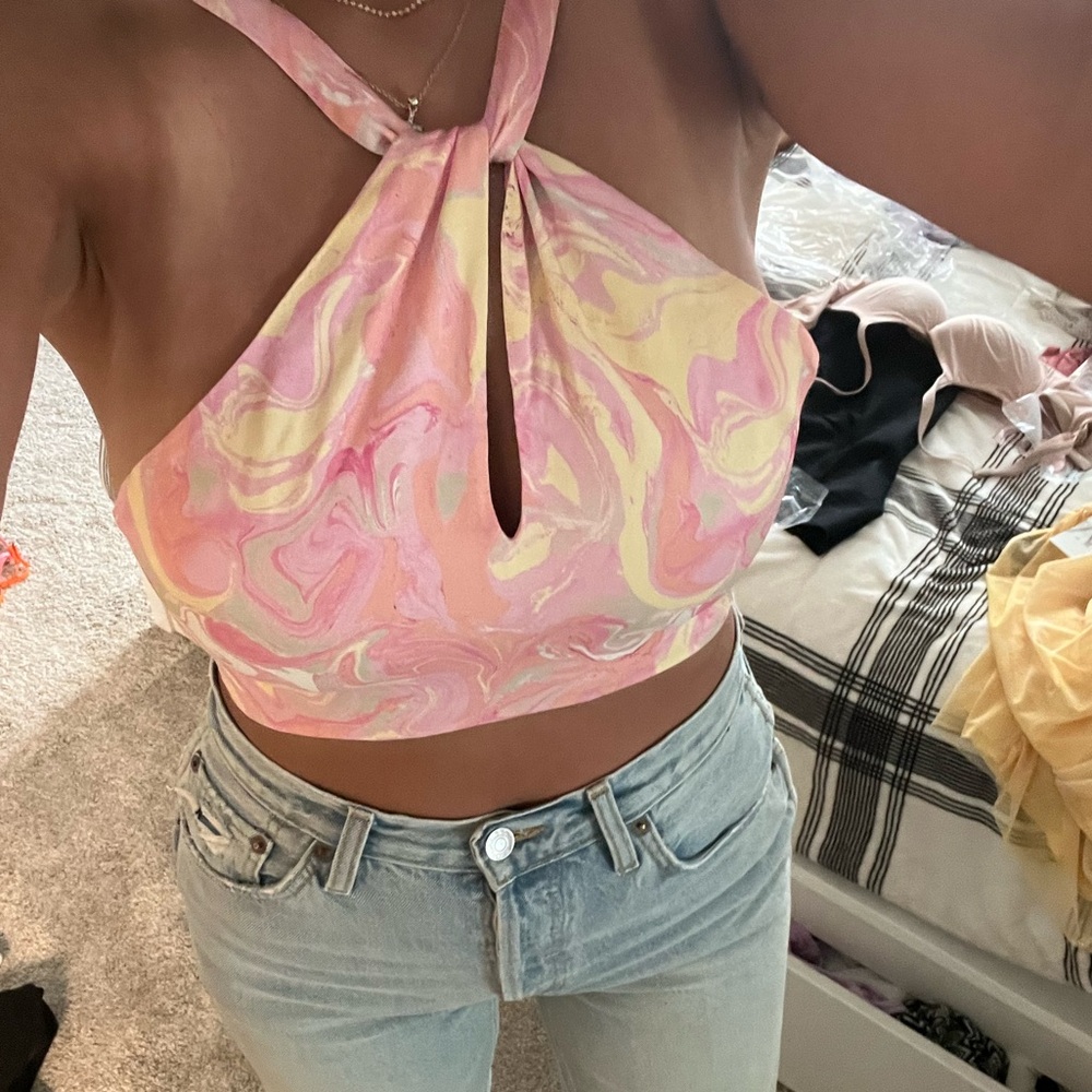 zara crop top